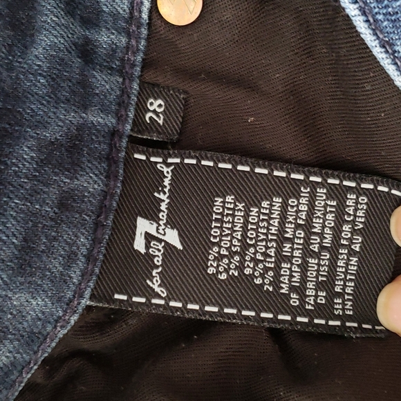 7 For All Mankind Luxe Performance PAXTYN Clean Pocket Jeans Size 28 - Picture 7 of 10